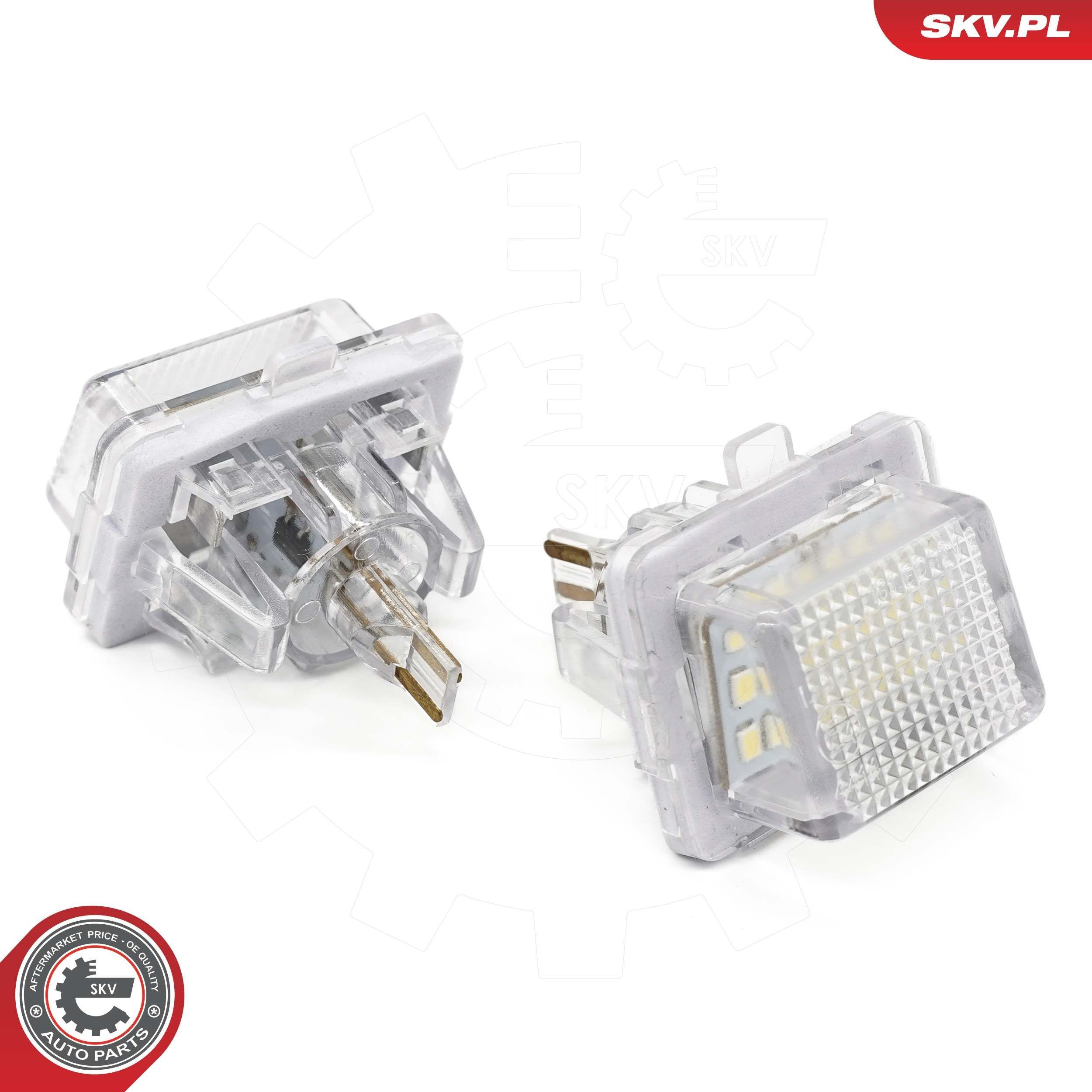 Luz matricula para Mercedes S C216